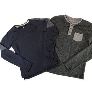 Boys Size L Long Sleeve Tee Bundle Cat & Jack Henley All in Motion Thermal